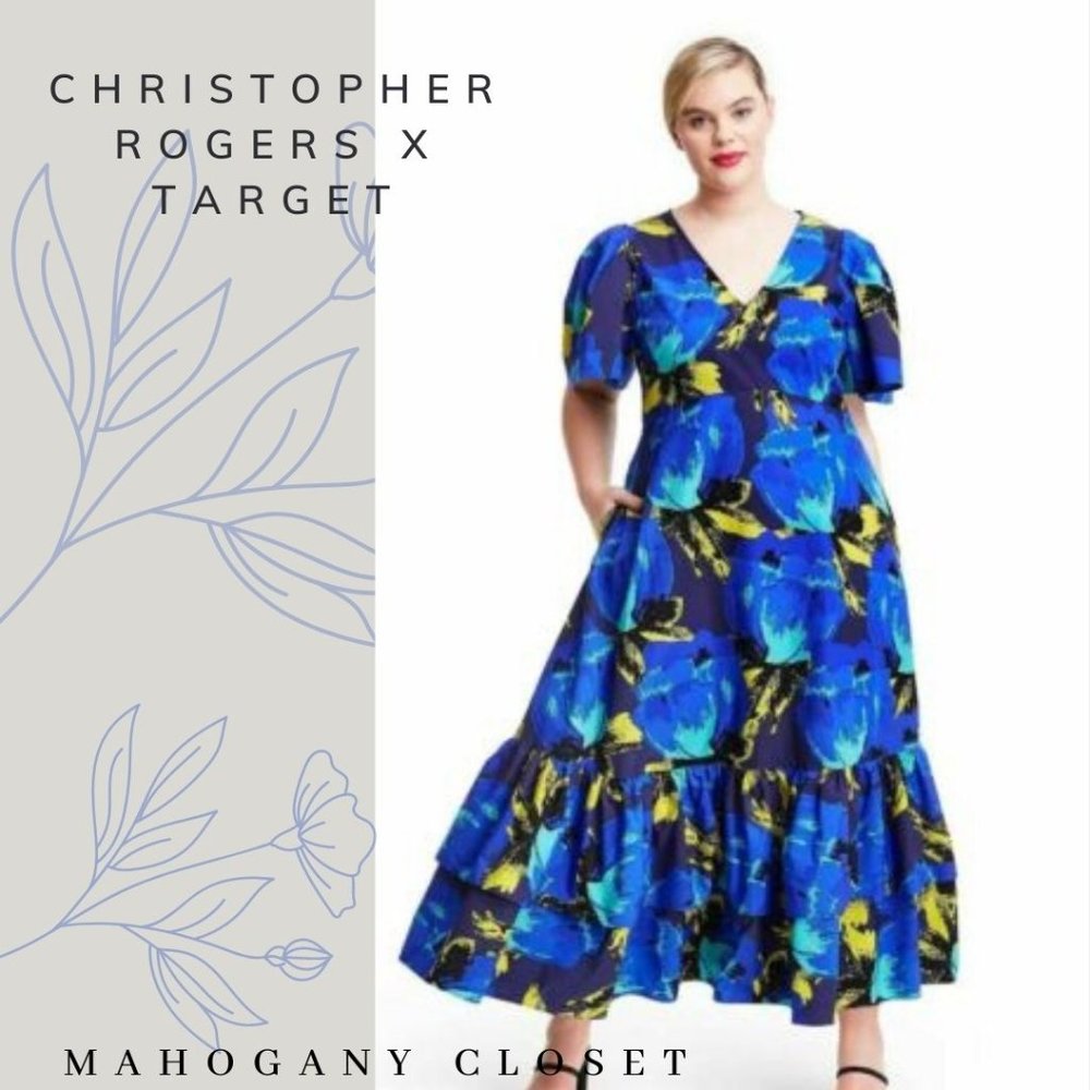 Christopher John Rogers  Floral Maxi